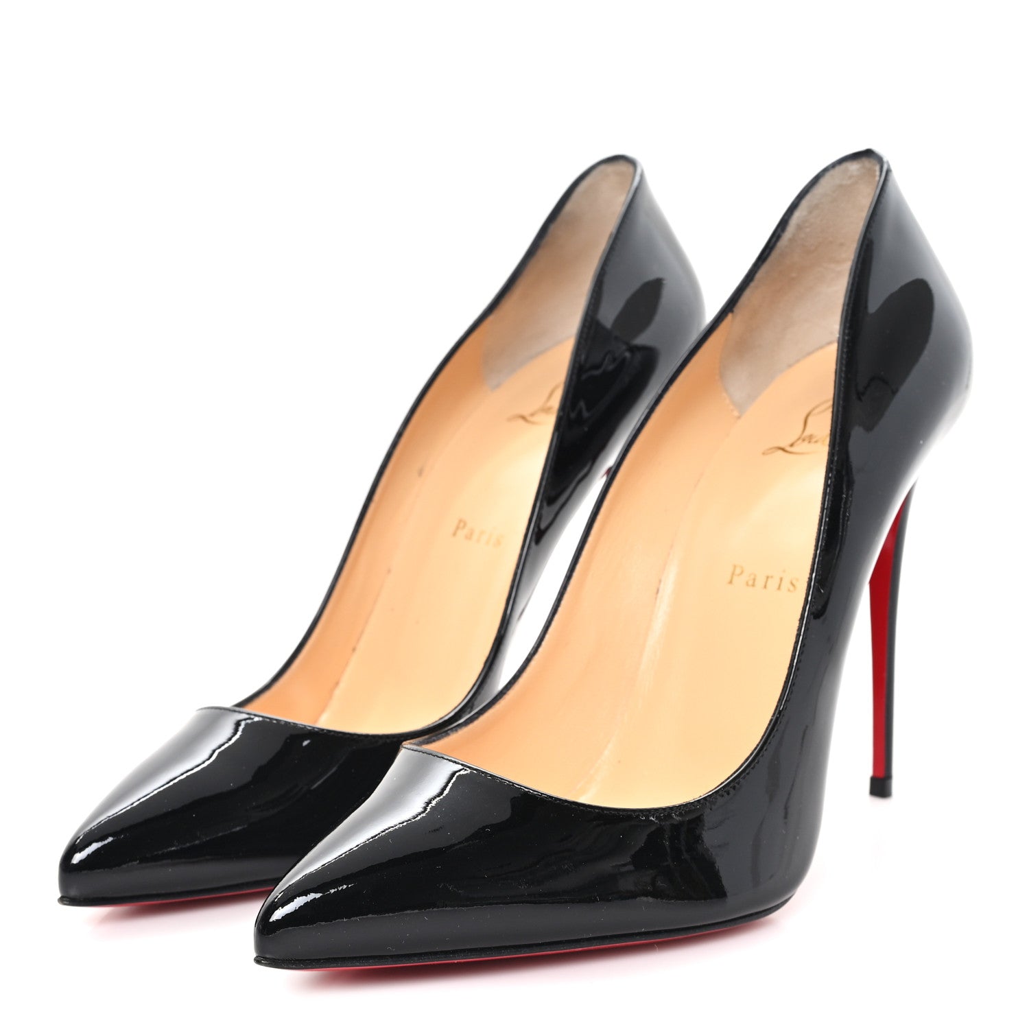 Christian Louboutin Patent Pigalle Follies 100 Pumps 40.5 Black 4 of 9