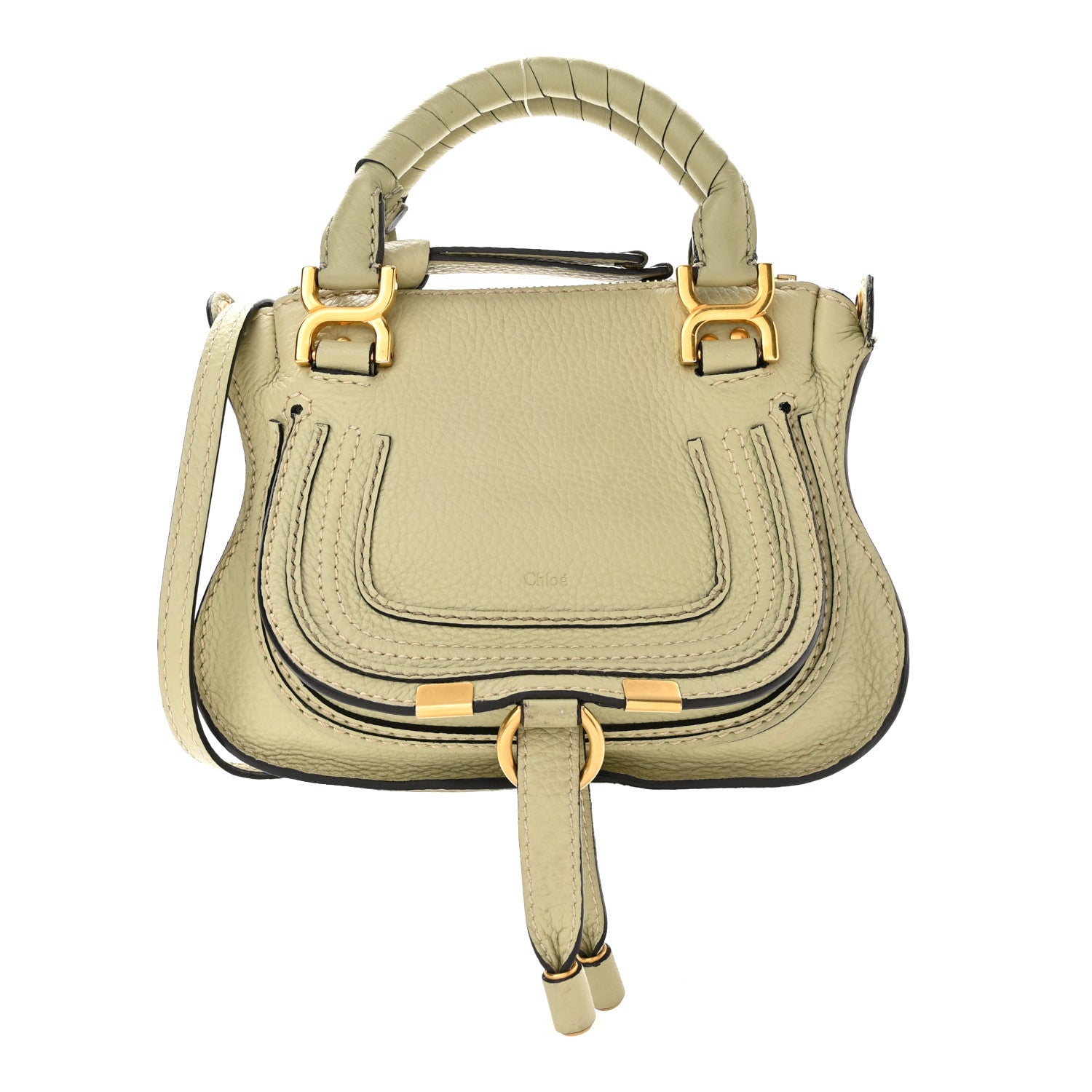 Chloe Calfskin Mini Marcie Satchel Sage 1 of 10