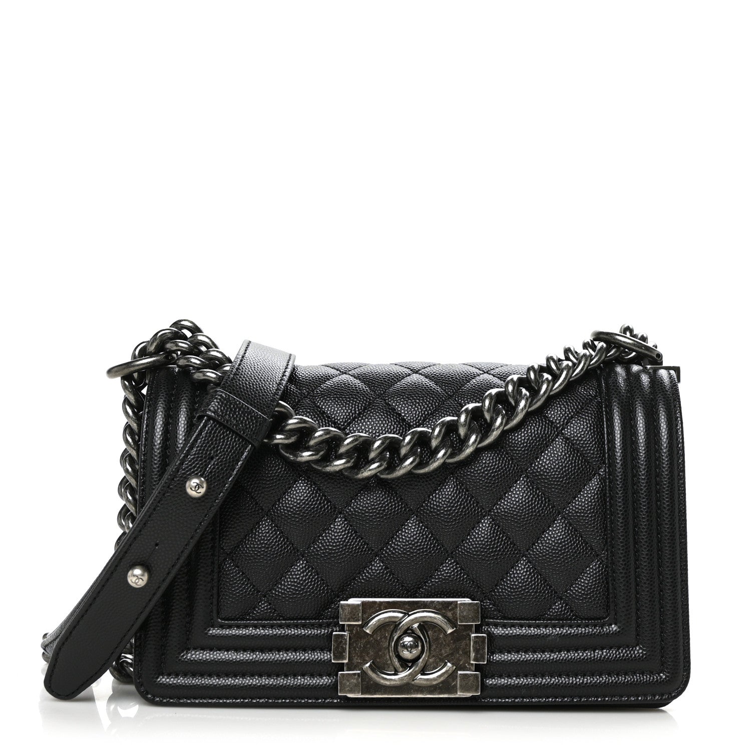 Chanel Caviar Quilted Small Boy Flap Black 1 of 10