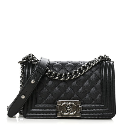 Chanel Caviar Quilted Small Boy Flap Black 1 of 10