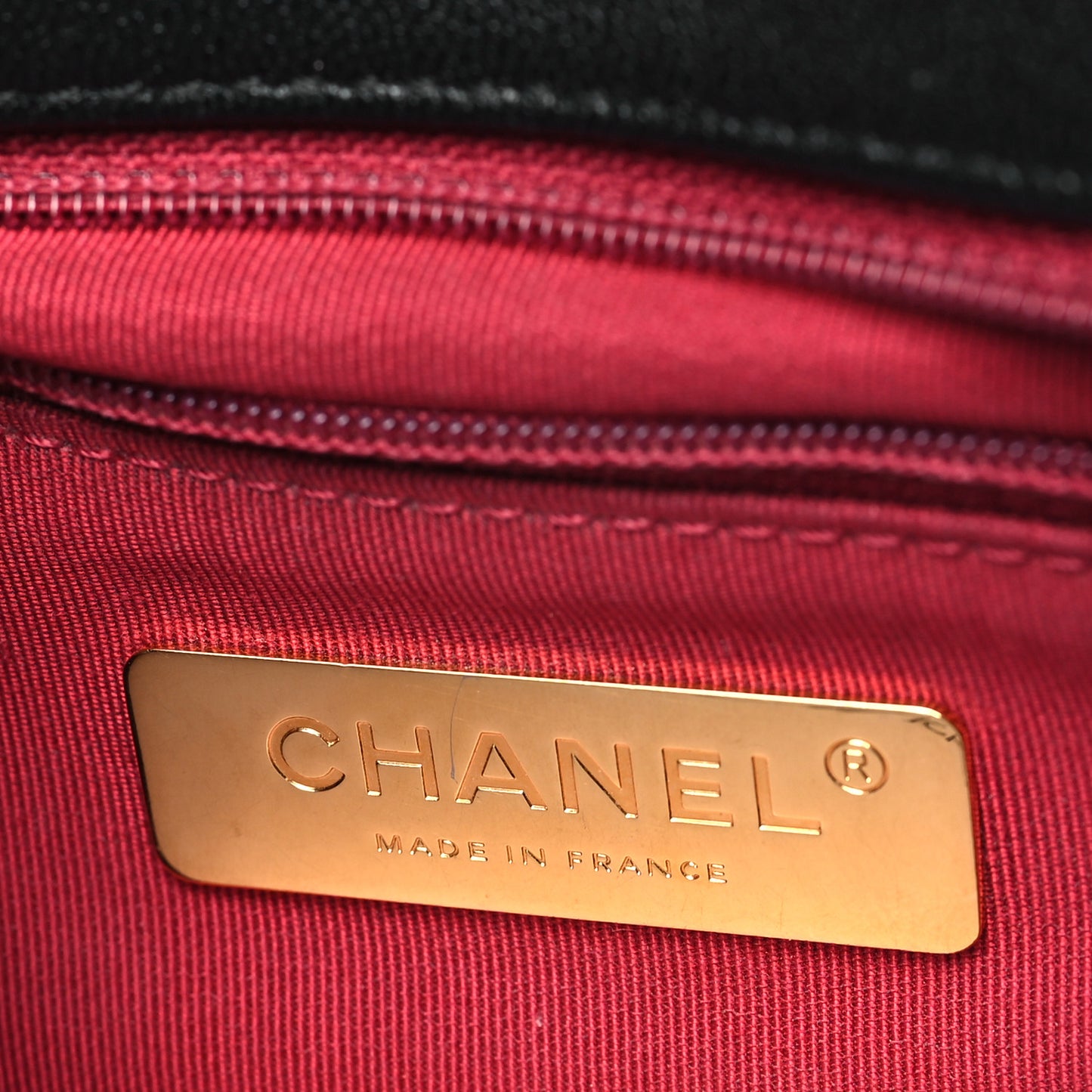 Goatskin Quilted Large Chanel 19 Flap Black