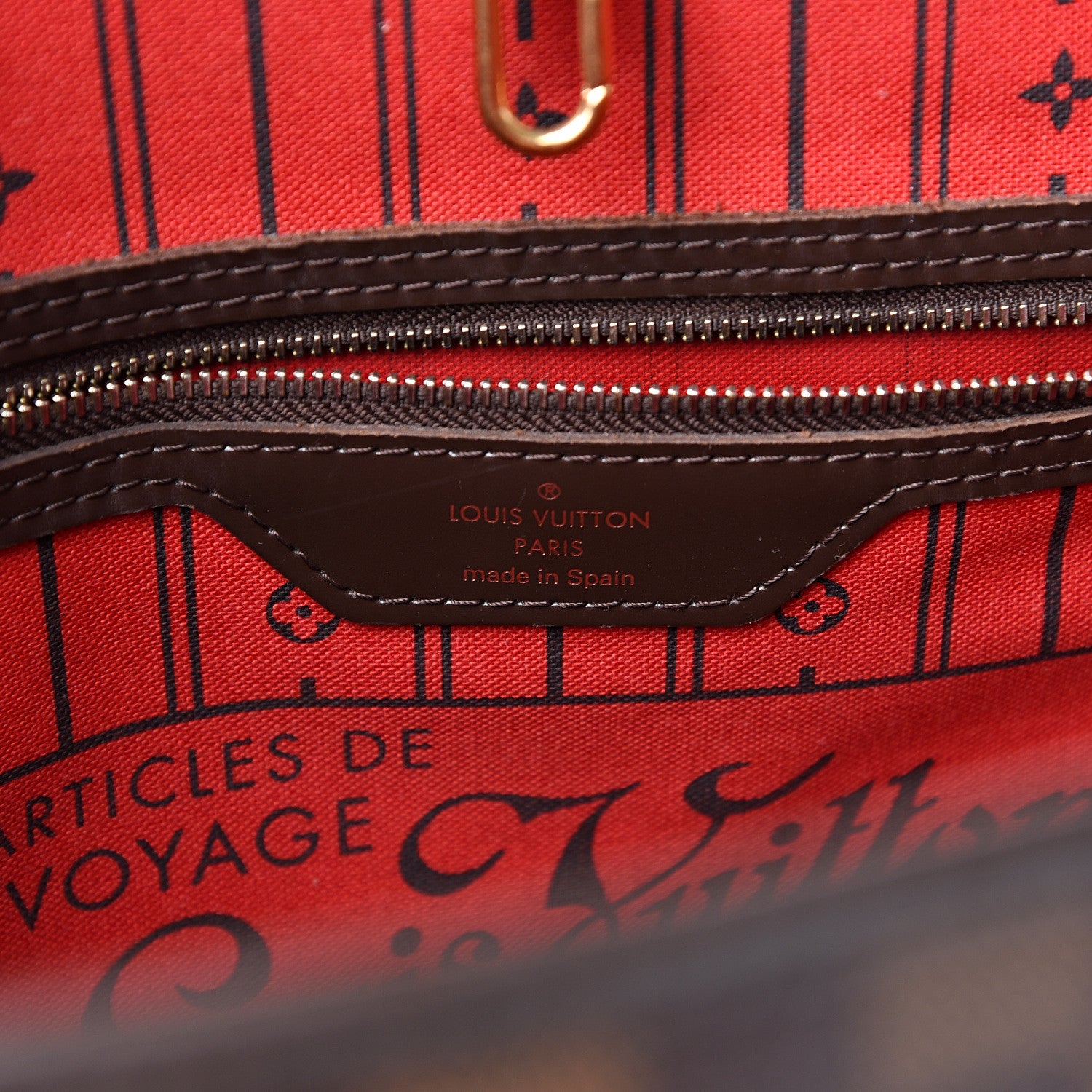 Louis Vuitton Damier Ebene Neverfull MM 5 of 16