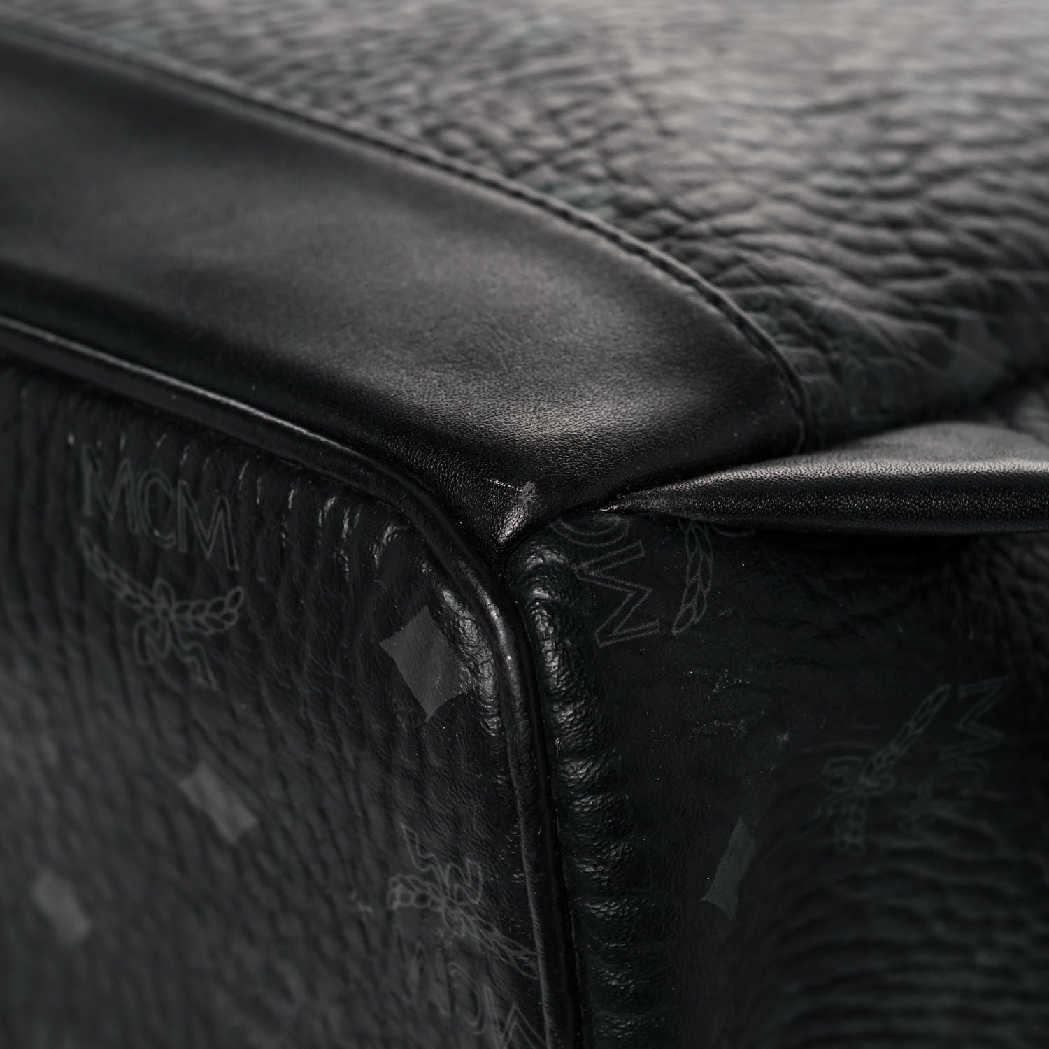MCM Visetos Medium Stark Backpack Black 12 of 16