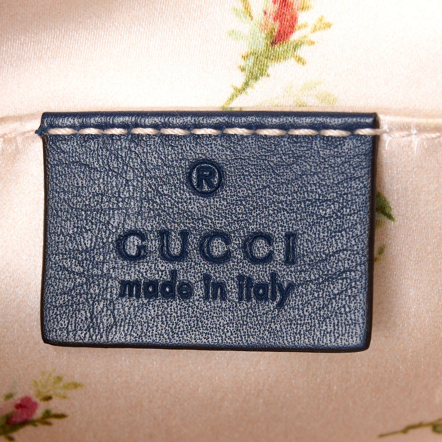 Denim Matelasse Mini Pearly GG Marmont Chain Shoulder Bag Blue