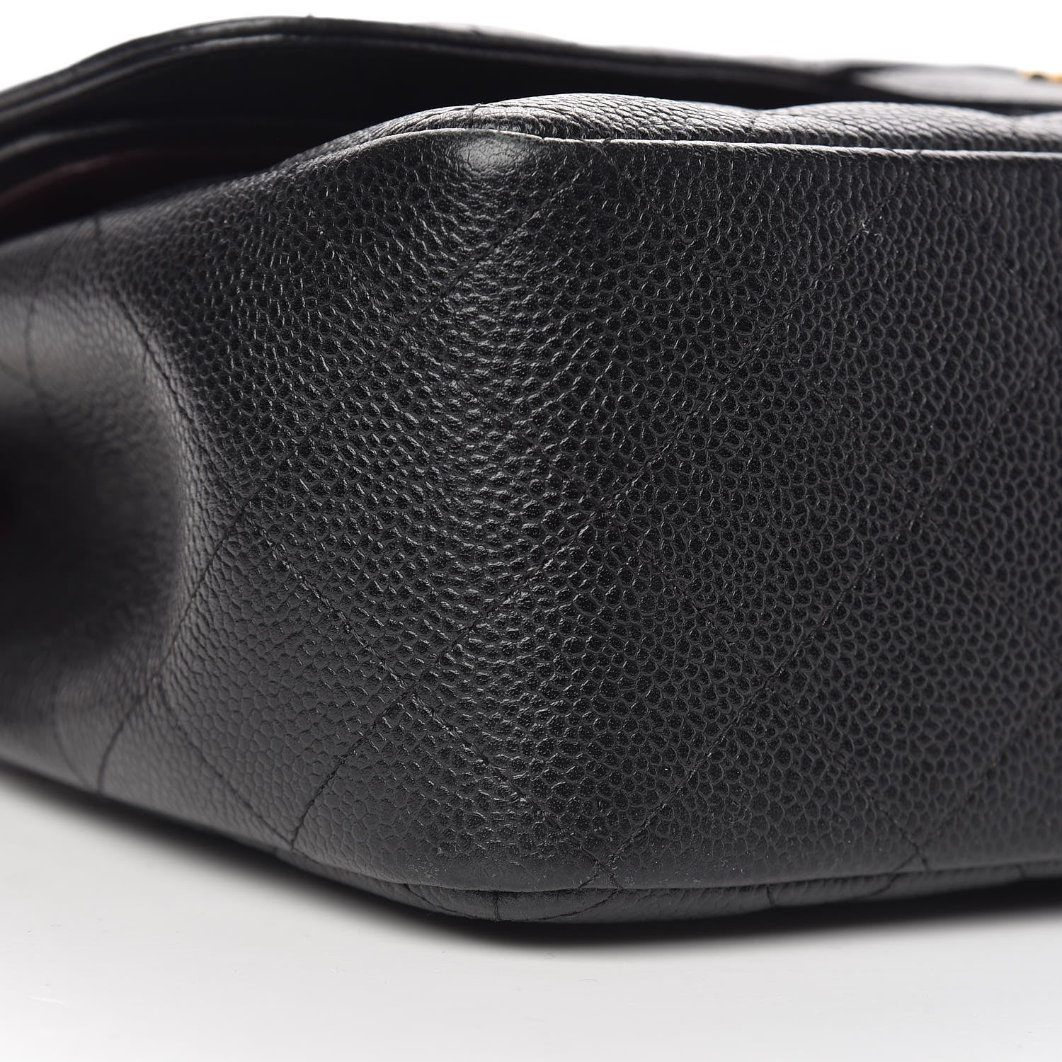 Chanel Caviar Quilted Jumbo Double Flap Black 13 of 17