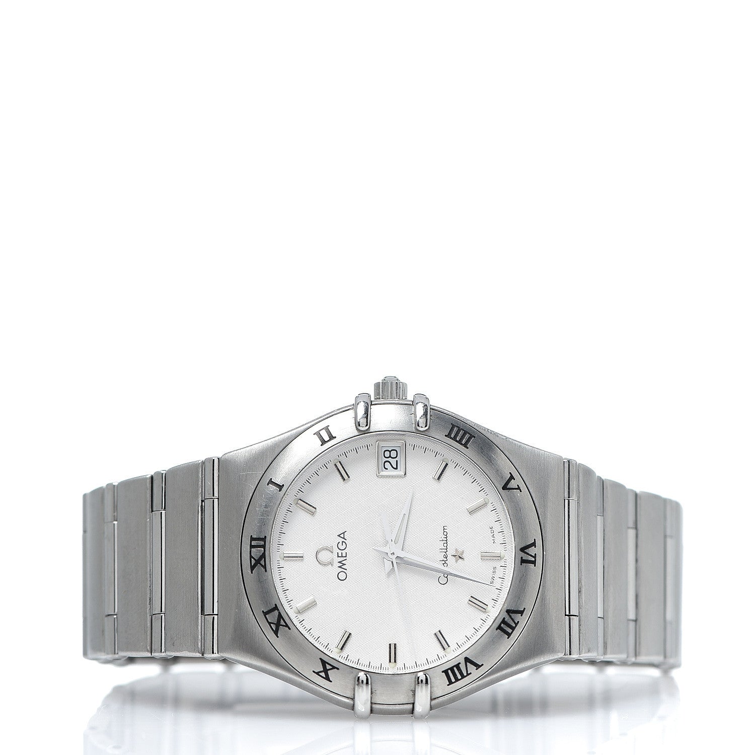 Omega Stainless Steel 33mm Constellation Quartz Watch White 1512.30 2 of 5
