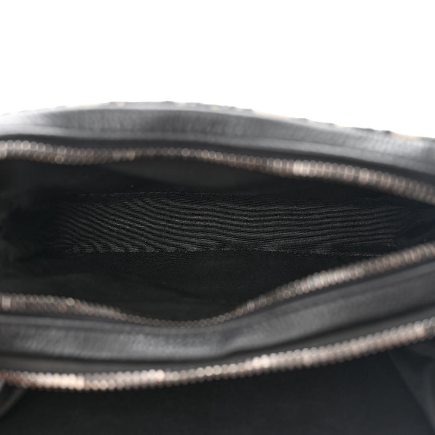 Oblique Pouch Beige Black