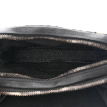 Christian Dior Oblique Pouch Beige Black 5 of 12