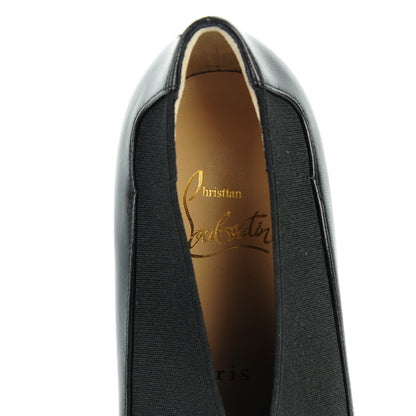 Christian Louboutin Shiny Nappa Toot Couverte 100 Pumps 38 Black 7 of 8