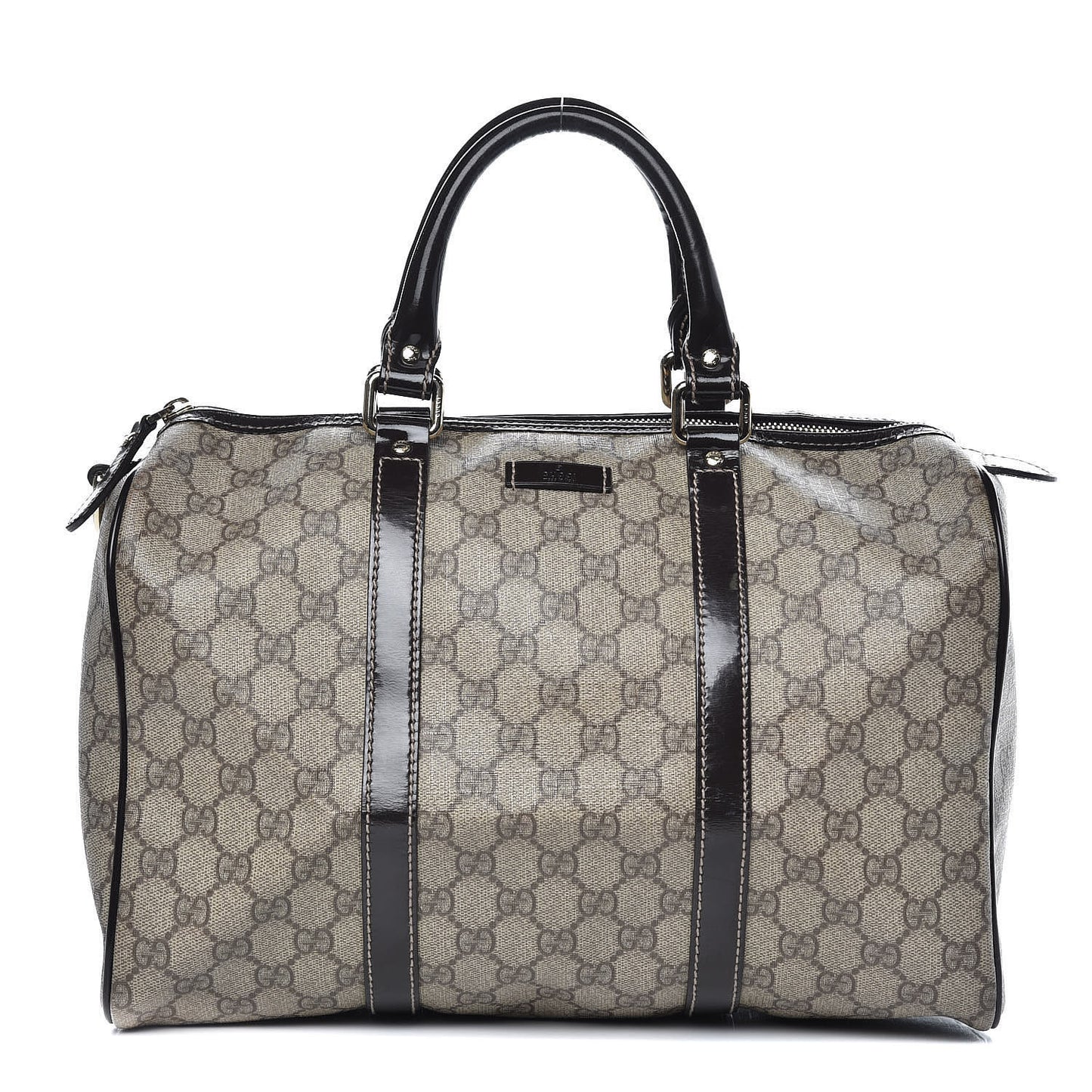 GG Plus Monogram Large Joy Boston Dark Brown