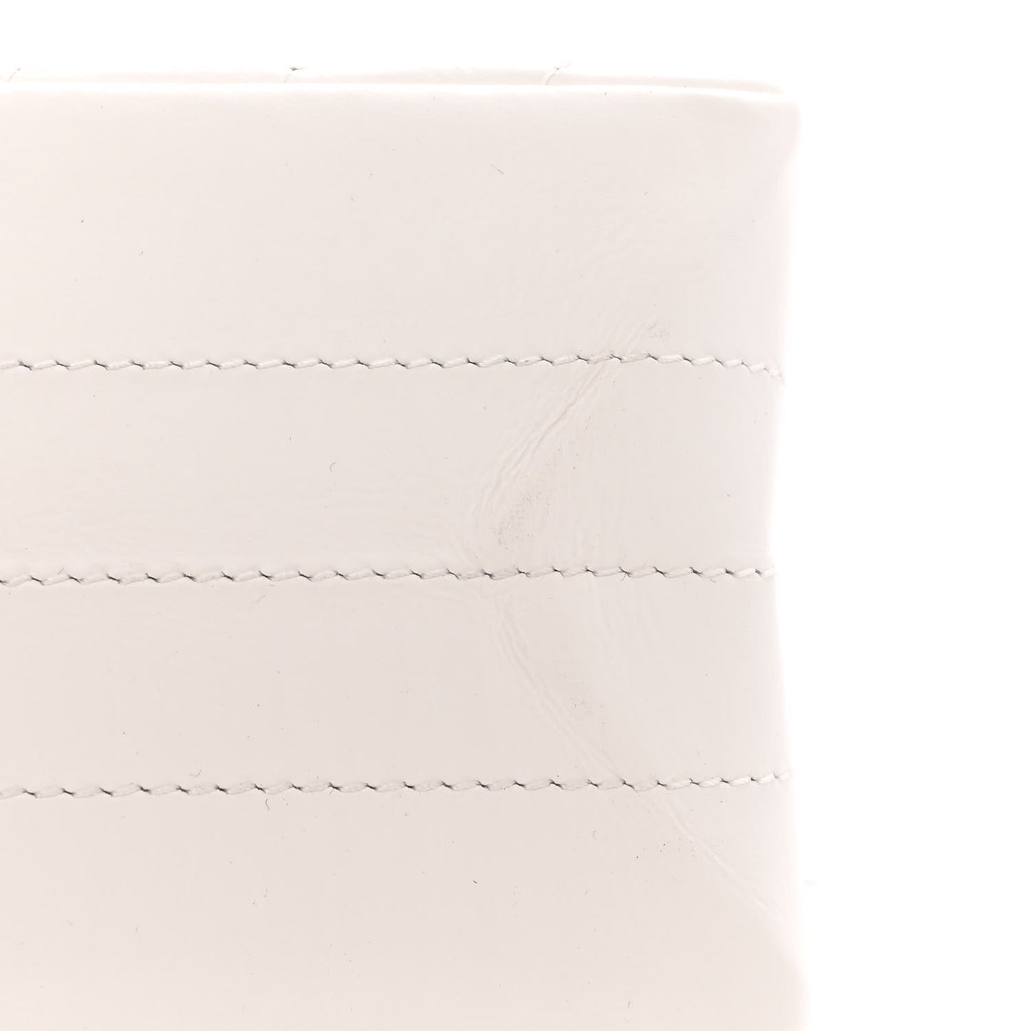 Aged Calfskin Chevron Quilted 2.55 Reissue Mini Flap White