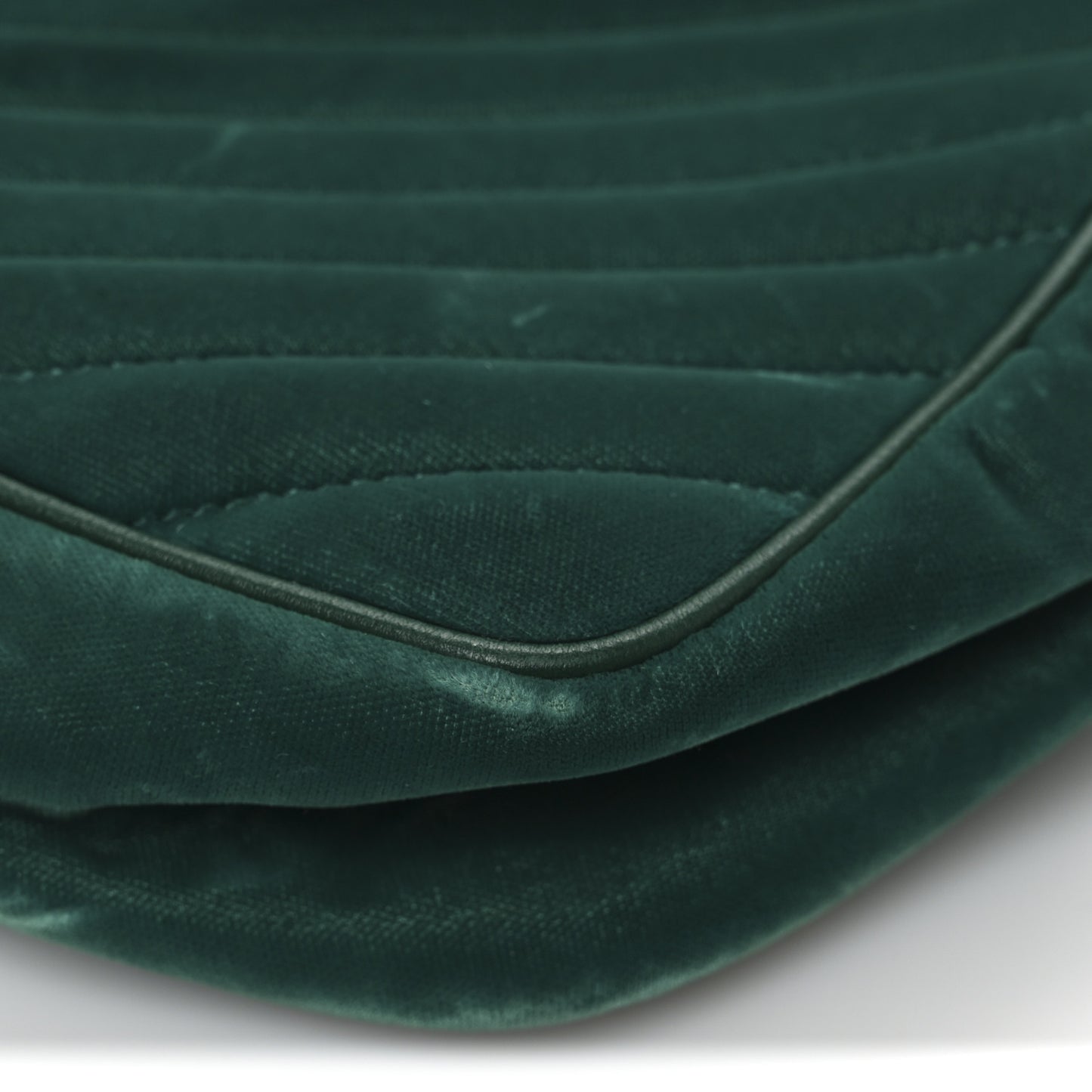 Velvet Matelasse Monogram Lou Camera Bag Deep Malachite