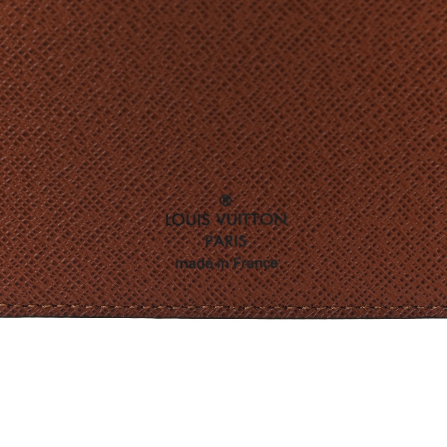 Monogram Desk Agenda Cover
