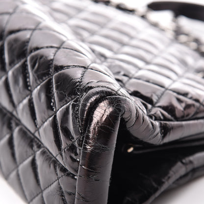 Chanel Glazed Calfskin Quilted Medium Just Mademoiselle Black 7 of 12