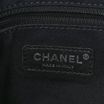 Chanel Woven Straw Raffia Small Deauville Tote Grey 6 of 10