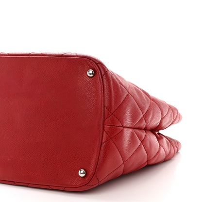 Chanel Caviar Quilted Timeless CC Soft Tote Red 9 of 9