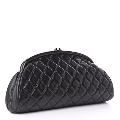 Chanel Lambskin Quilted Timeless Clutch Black 3 of 11