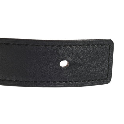 Hermes Swift Epsom 24mm H Belt Strap 90 Black Rose Eglantine 6 of 7