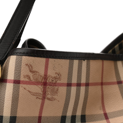 Burberry Haymarket Check Small Canterbury Tote Brown 15 of 17