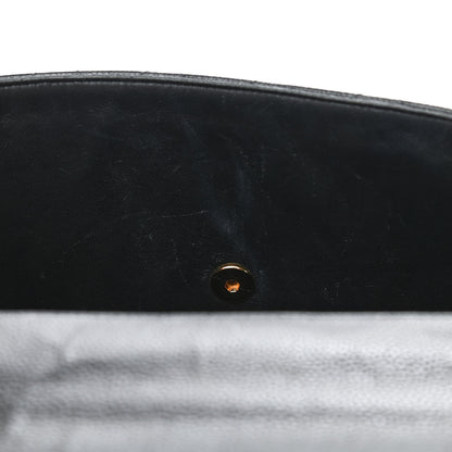 Chanel Caviar Quilted Jumbo Single Flap Black 6 of 12
