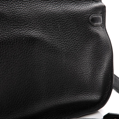 Hermes Taurillon Clemence Jypsiere 28 Black 13 of 14