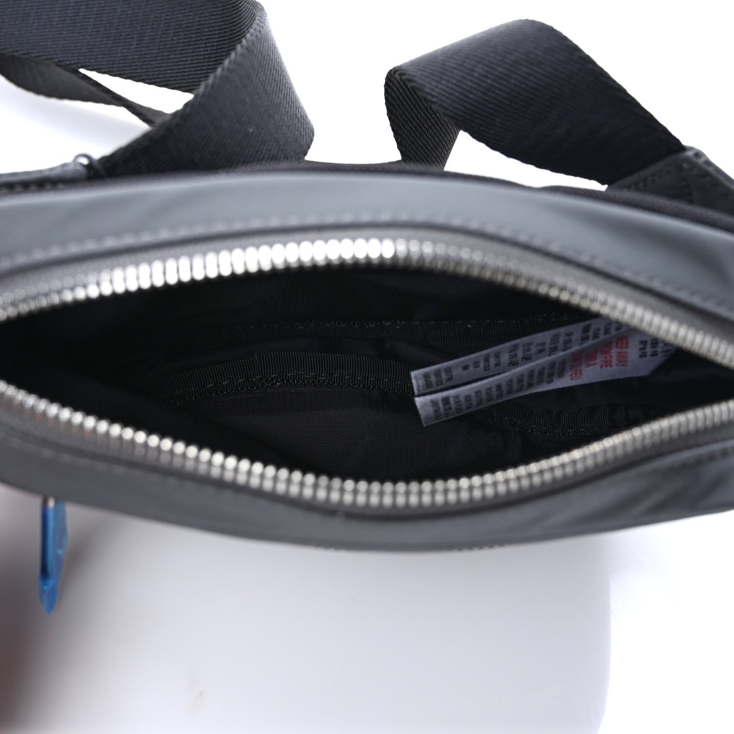 Burberry Econyl Logo Print Small Cannon Bum Bag Charcoal Grey 5 of 8