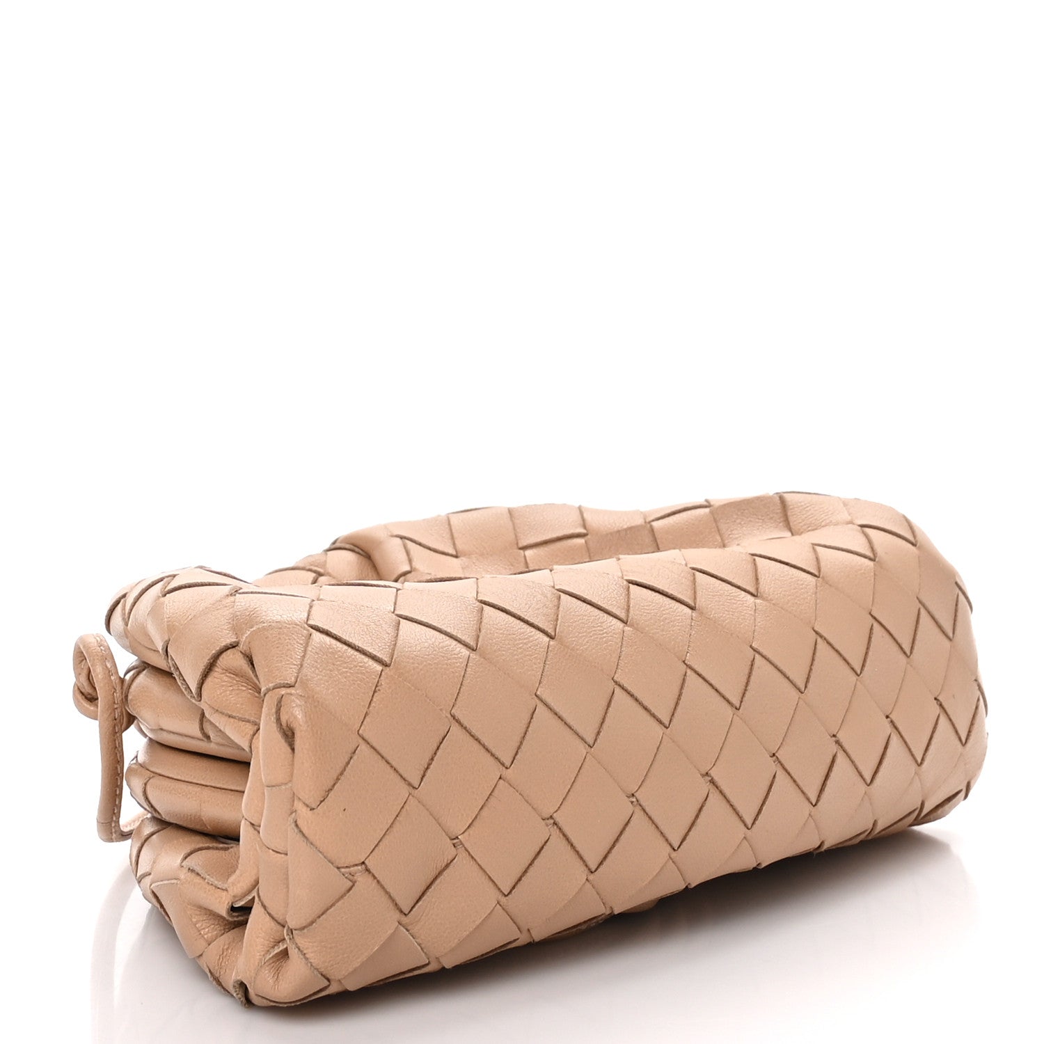 Bottega Veneta Nappa Intrecciato The Mini Pouch Almond 4 of 8
