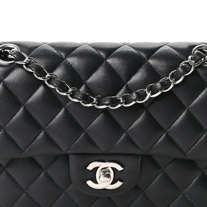 Chanel Lambskin Quilted Small Double Flap Black 8 of 10