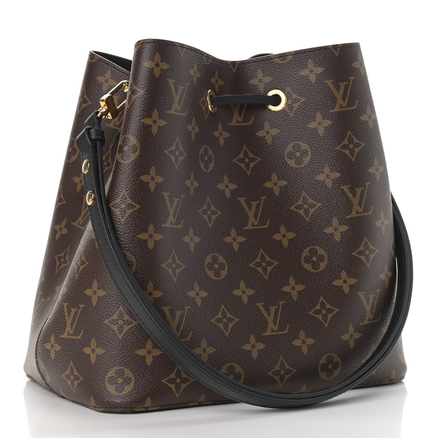 Louis Vuitton Monogram Neonoe MM Black 3 of 8