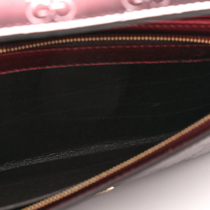 Gucci Shine Guccissima Lovely Heart Continental Wallet Scarlatto 11 of 17
