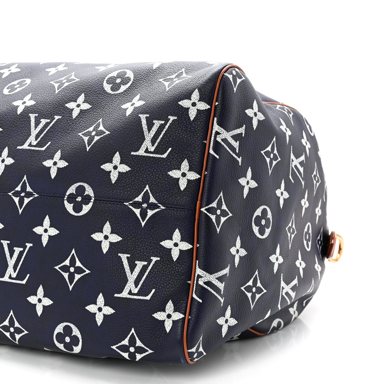 Louis Vuitton Calfskin Monogram Speedy P9 Bandouliere 50 Indigo 17 of 18