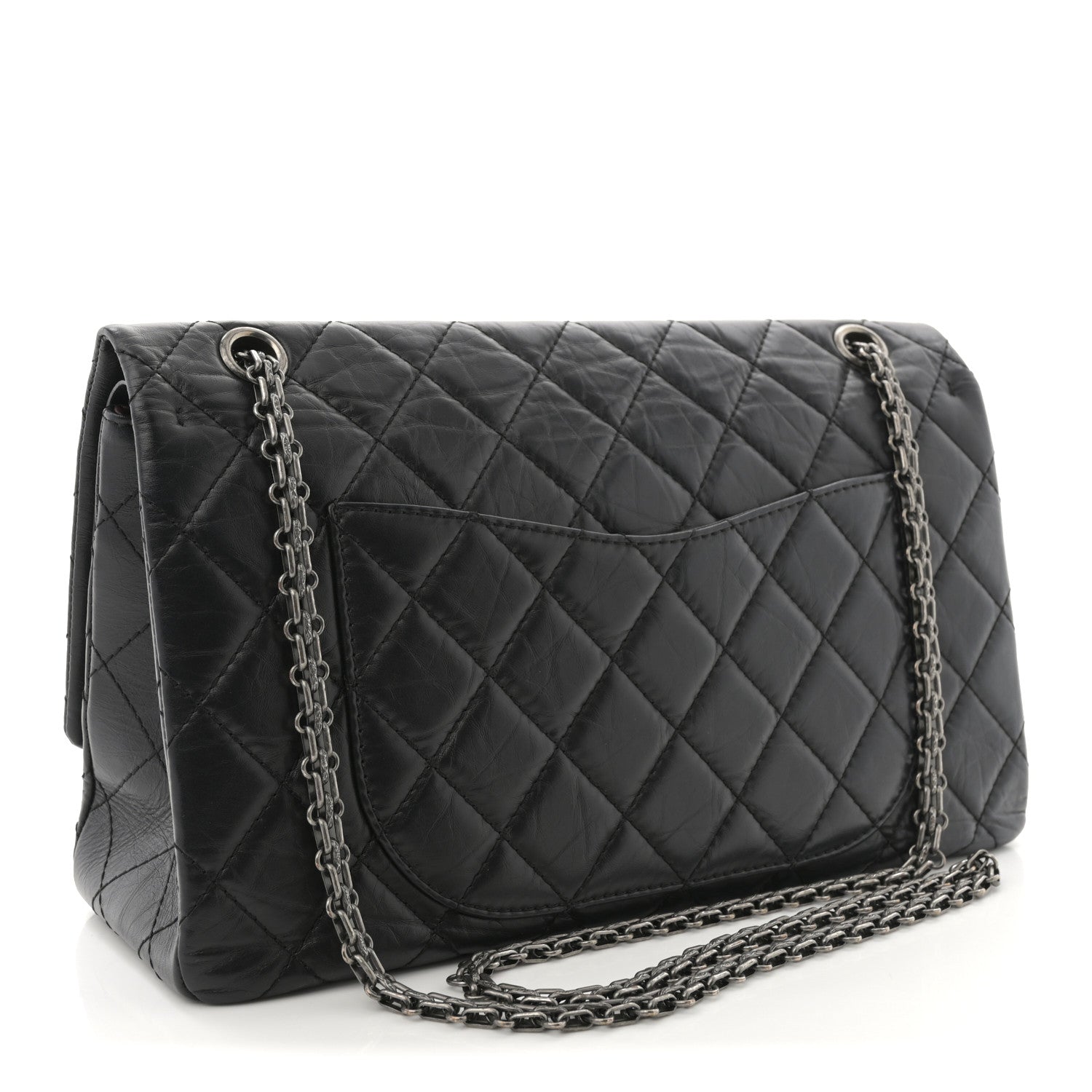 Chanel Aged Calfskin Quilted 2.55 Reissue 227 Flap Black 3 of 10