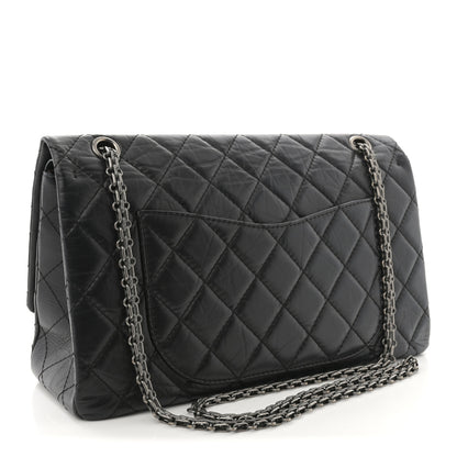 Chanel Aged Calfskin Quilted 2.55 Reissue 227 Flap Black 3 of 10