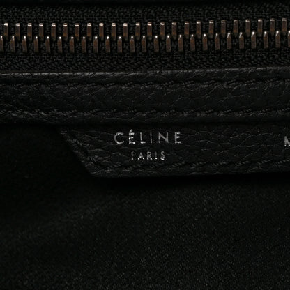 Celine Drummed Calfskin Mini Luggage Black 6 of 12