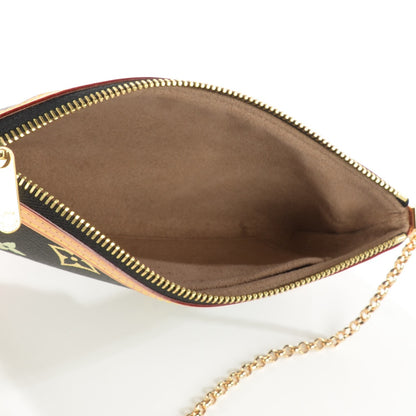 Louis Vuitton Monogram Multicolor Pochette Milla MM Black 6 of 8