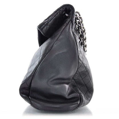 Chanel Lambskin Quilted New Lock Flap Black 4 of 10