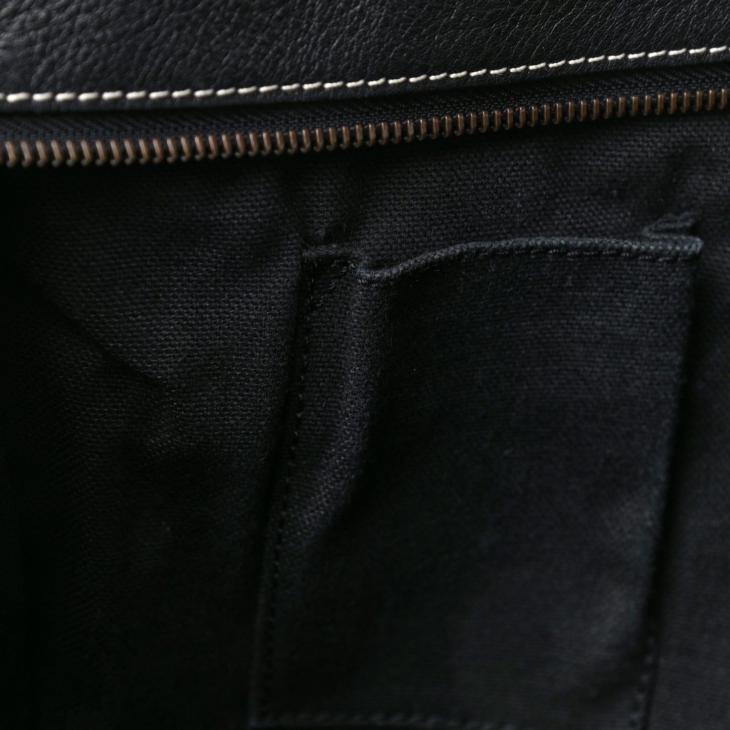 Grainy Calfskin Nova Check Tote Black