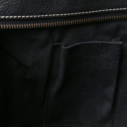 Burberry Grainy Calfskin Nova Check Tote Black 17 of 20