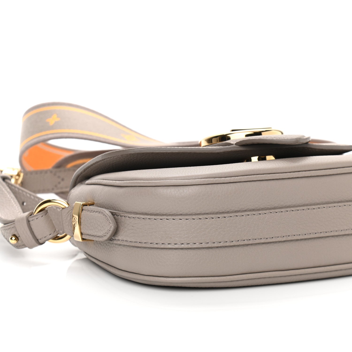 Louis Vuitton Grained Calfskin LV Pont 9 Soft PM Gris 7 of 8