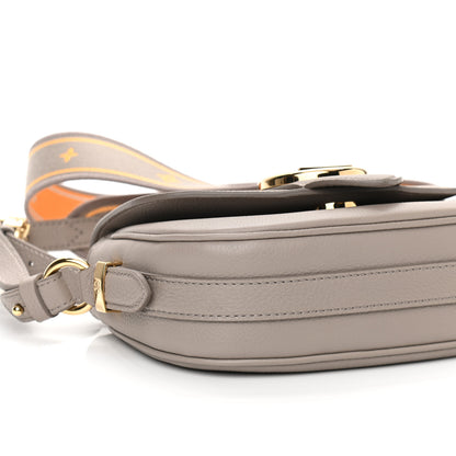 Louis Vuitton Grained Calfskin LV Pont 9 Soft PM Gris 7 of 8