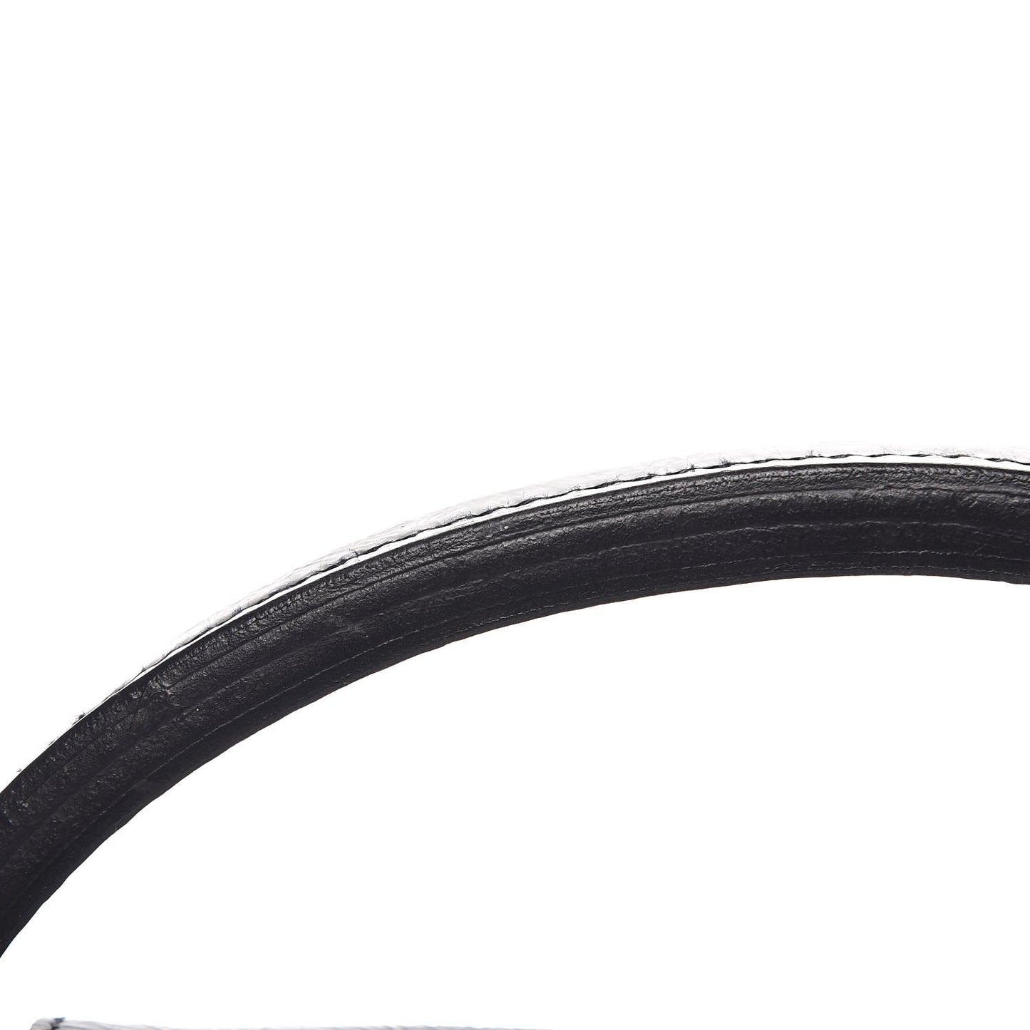 Patent Buckle Flap Handbag Black
