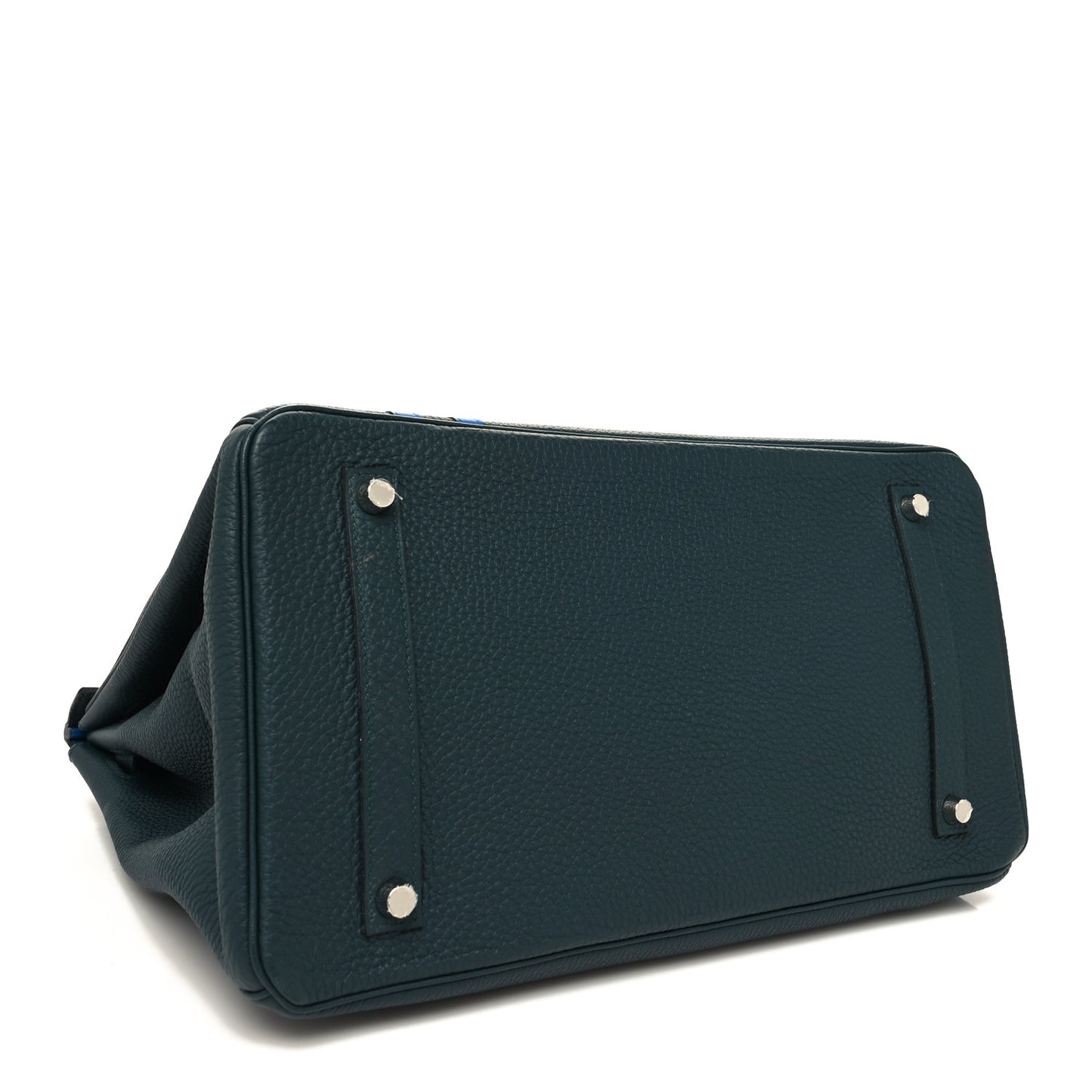 Togo Swift Officier Birkin 35 Vert Cypress Bleu Zellige