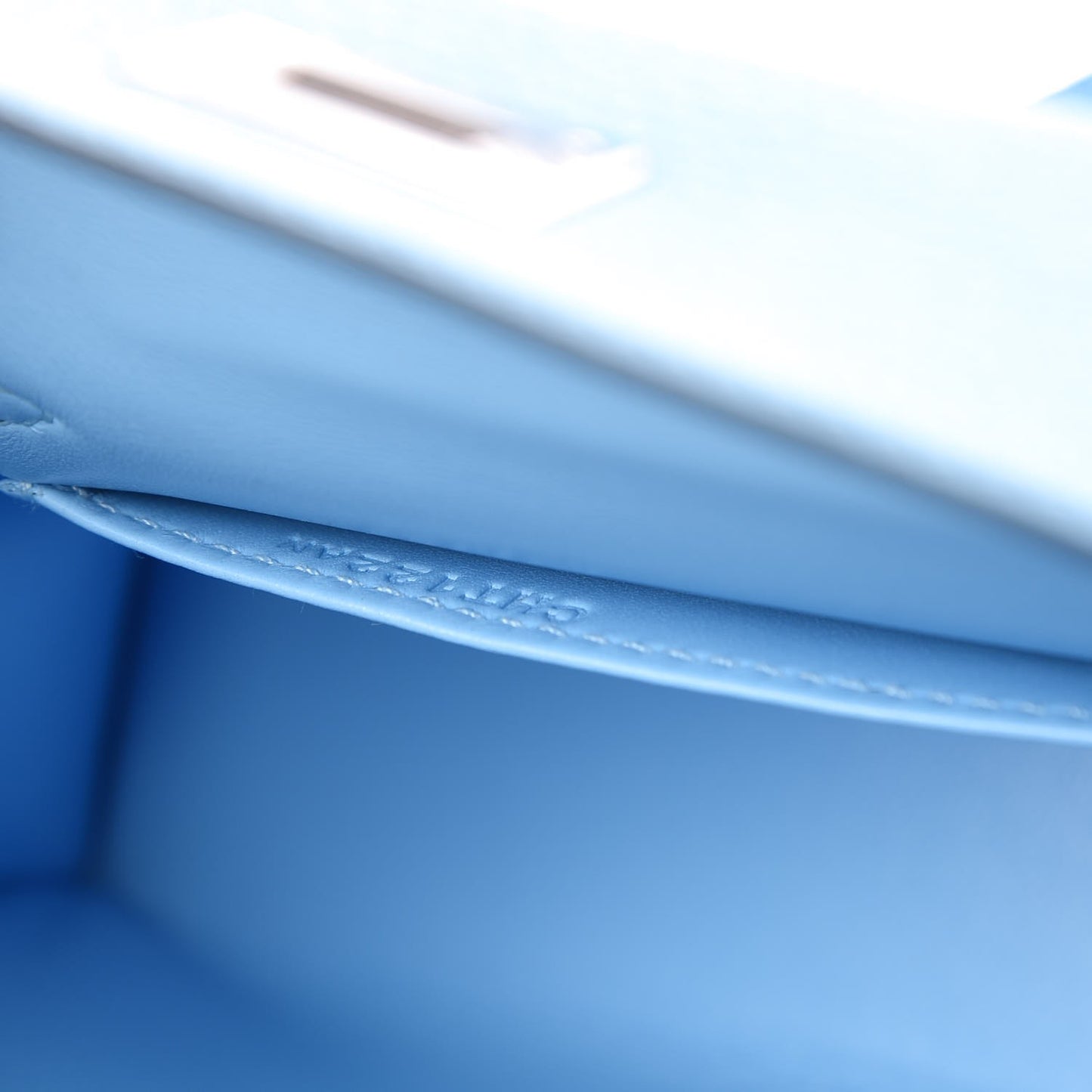 Chevre Mysore Mini Kelly Sellier 20 Celeste