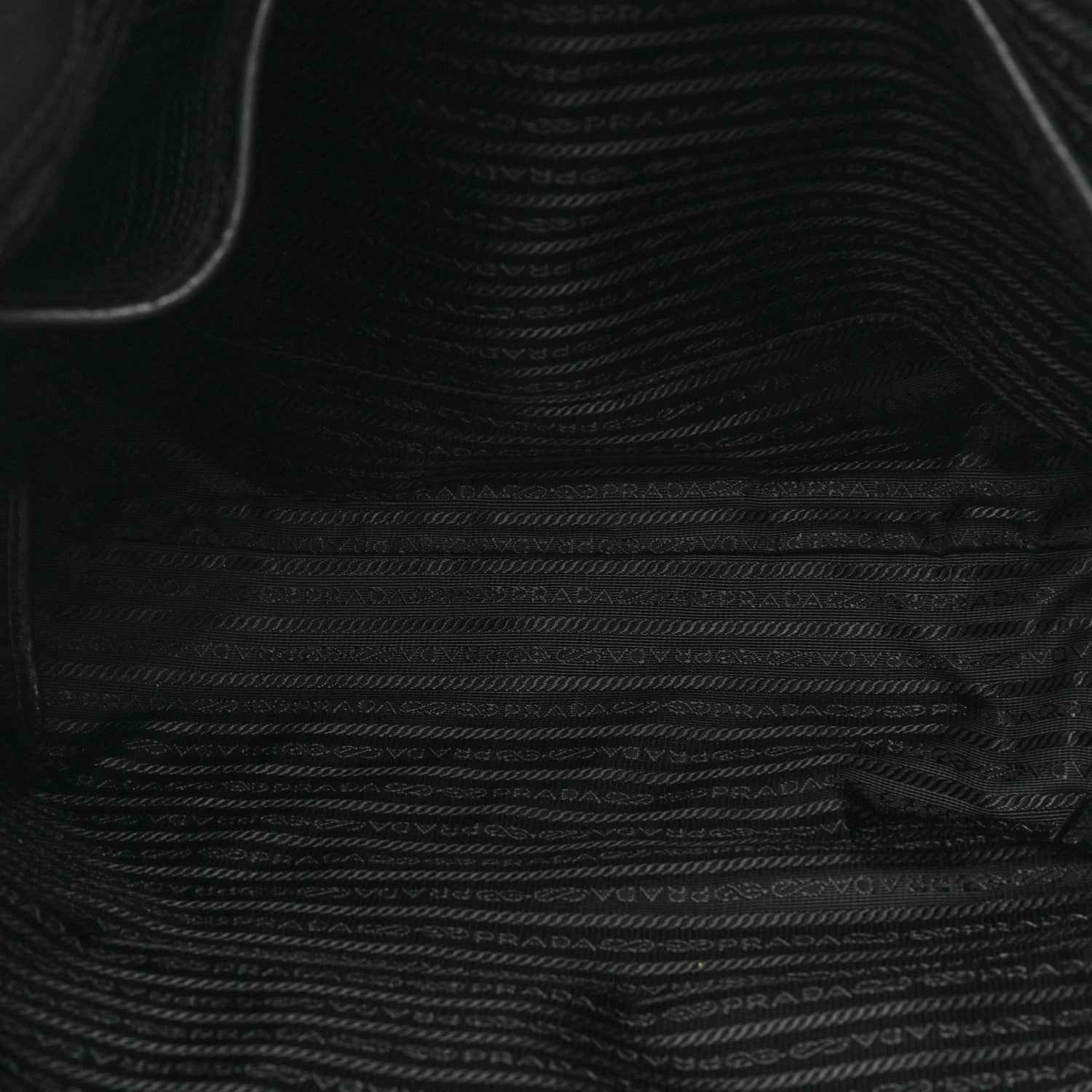 Prada Vitello Daino Shopping Tote Black 4 of 6