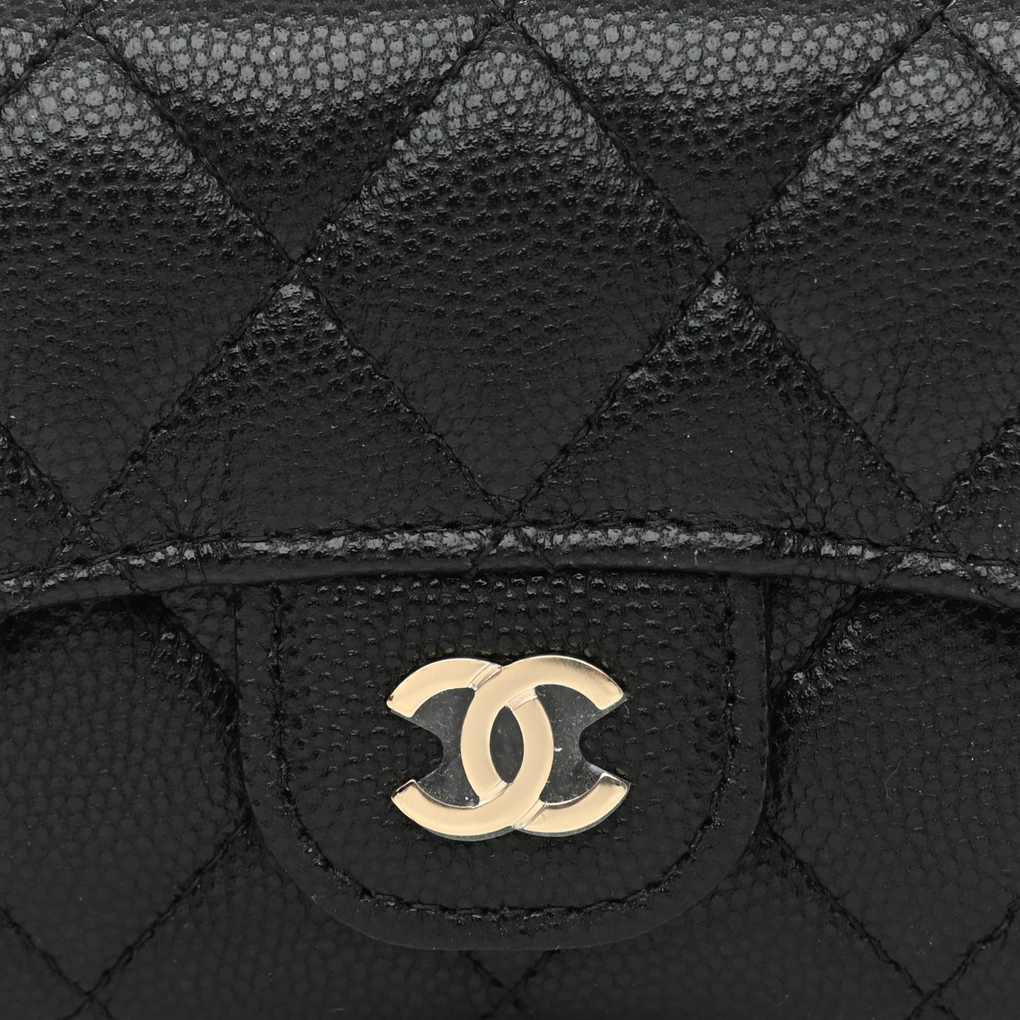 Caviar Quilted Belt Bag Black