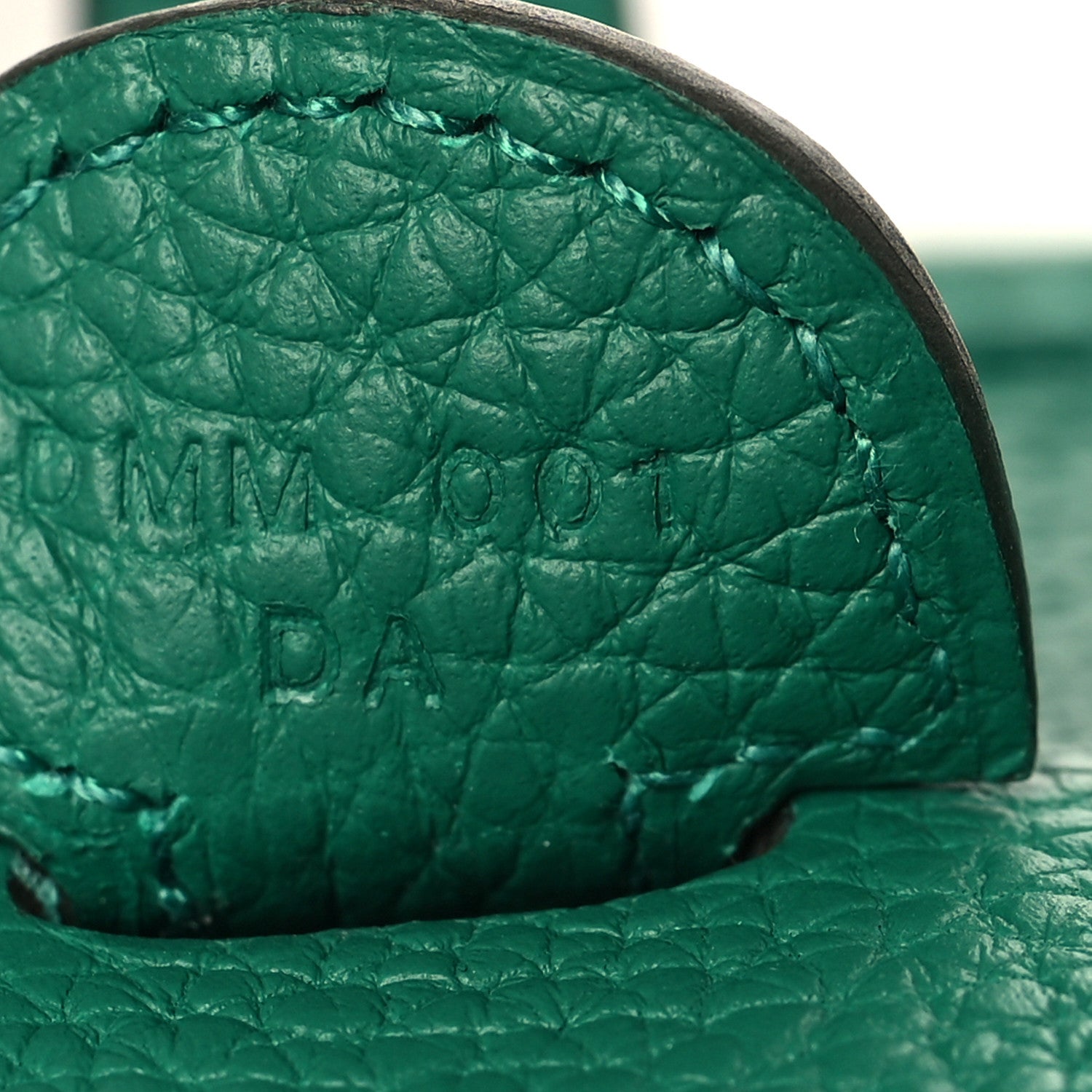 Hermes Taurillon Clemence Evelyne III PM Vert Vertigo 7 of 9