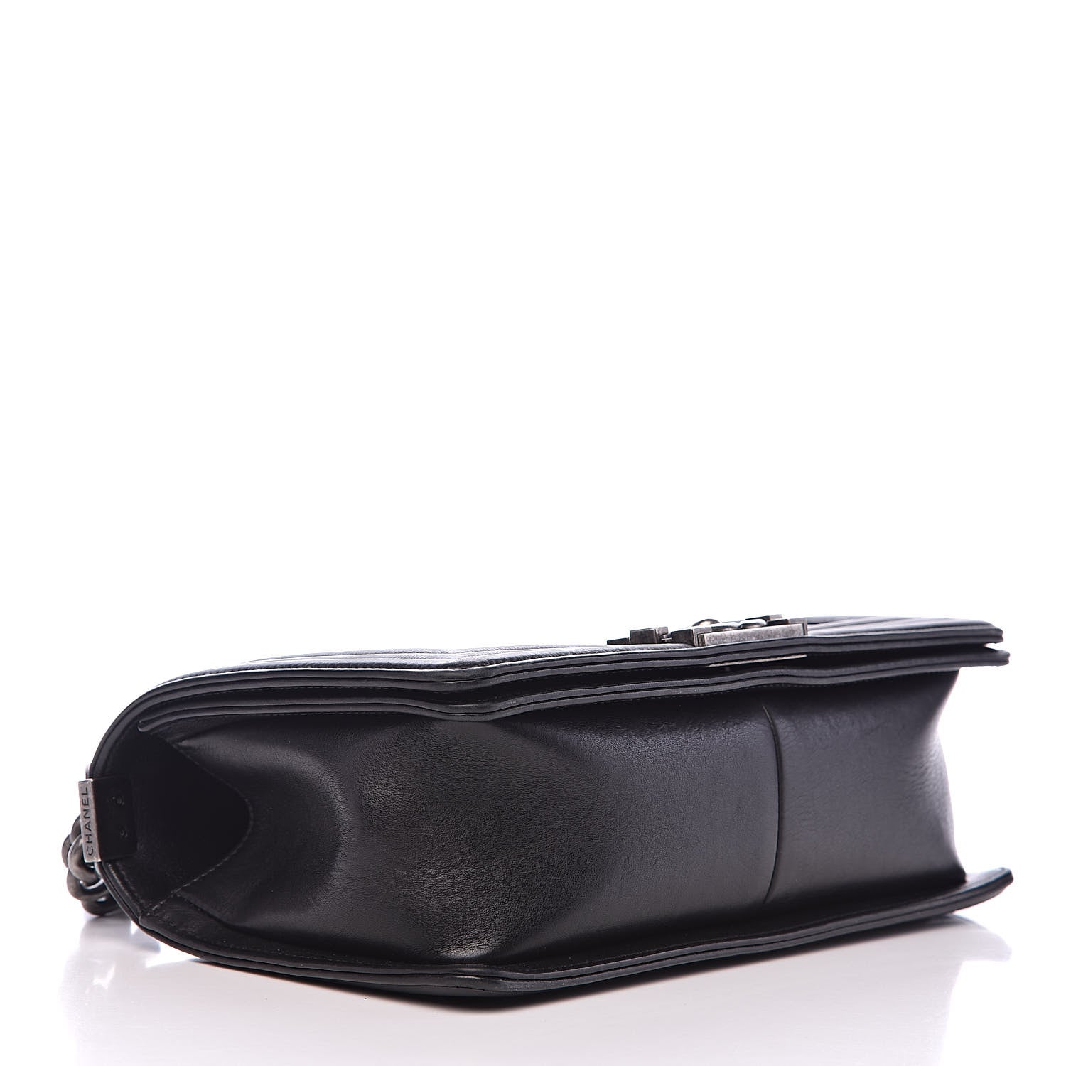 Chanel Calfskin Double Stitch Medium Boy Flap Black 4 of 18