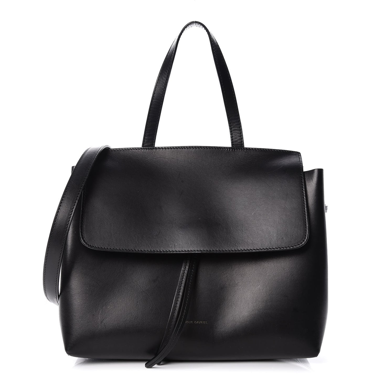 Calfskin Mini Lady Bag Black Flamma