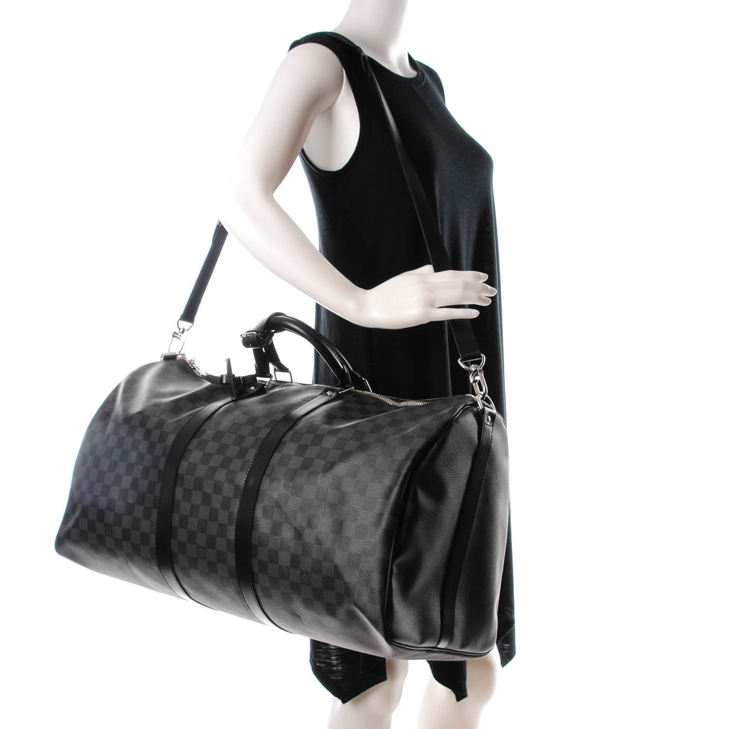 Louis Vuitton Damier Graphite Keepall Bandouliere 55 2 of 8