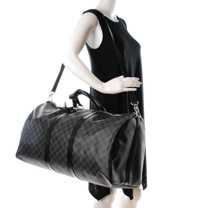 Louis Vuitton Damier Graphite Keepall Bandouliere 55 2 of 8
